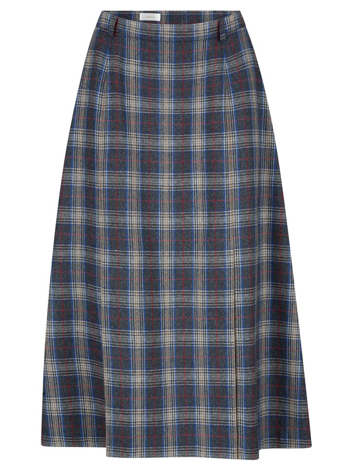 Rock mit aparter Karo-Dessinierung 