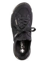 Rieker Sneaker aus schattiertem Synthetik und Textil SCHWARZ