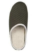 Leichte Herren-Hausschuhe, mit herausnehmbarem Fussbett KHAKI