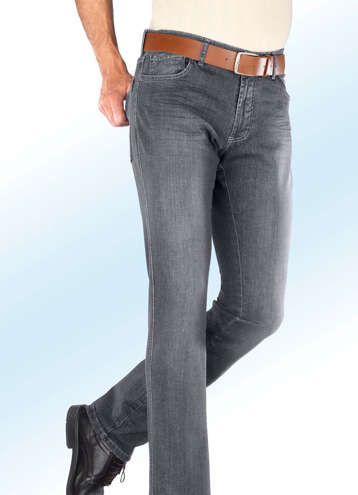 Jeans von &laquo;Francesco Botti&raquo; mit Dehnbund in 3 Farben 