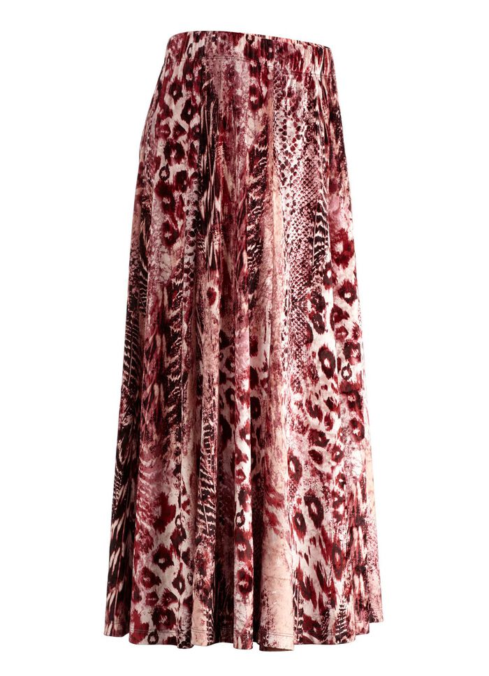 Bahnenrock mit farbbrillantem Inkjet-Druck 