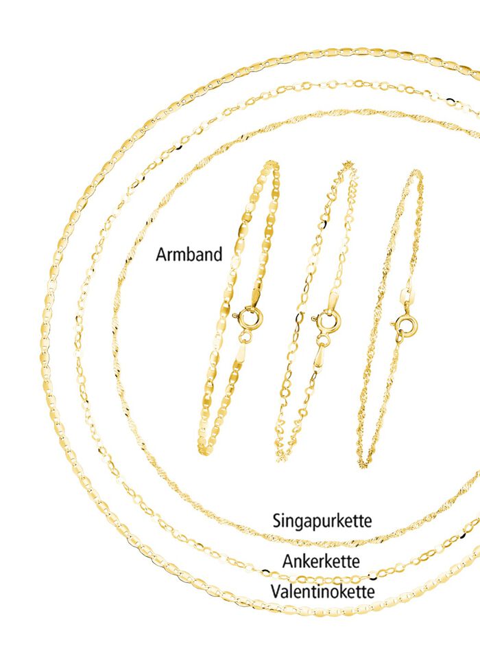 Elegantes 6-teiliges Schmuck-Set aus Silber 