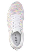 ELENA EDEN, trendige Damen-Sneaker, mit herausnehmbarem Fussbett WEISS-BUNT