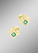 Edle Ohrstecker mit Smaragd 
