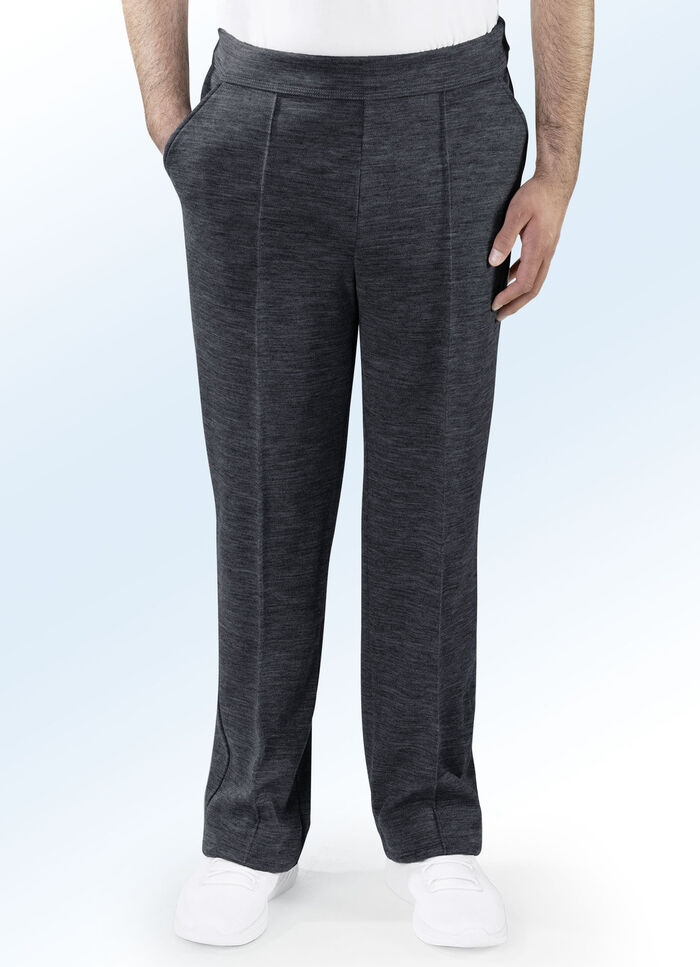 «Athlet»-Kurhose in 7 Farben ANTHRAZIT-MELIERT