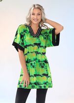 Fabelhaftes Longshirt in Batik-Optik 