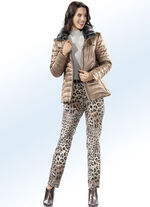 Kurzjacke in 2 Farben in leicht taillierter Form SAND