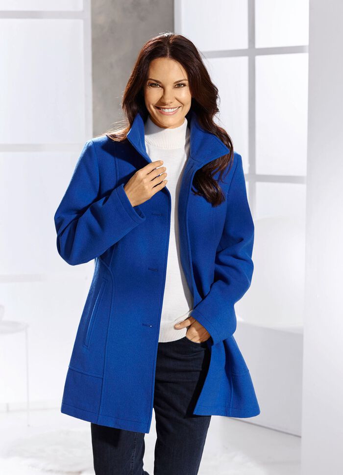 Jacke mit Schubtaschen KOBALTBLAU