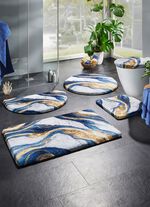 Badgarnitur in barfussweicher Qualit&auml;t BLAU