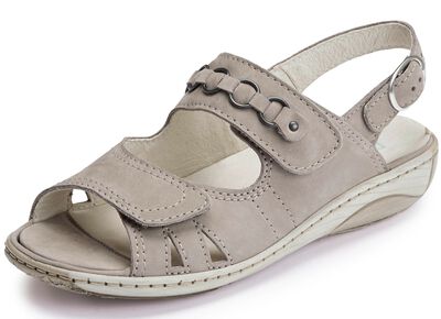Waldl&auml;ufer, bequeme Damen-Sandalen, Weite G, mit herausnehmbarem Fussbett 