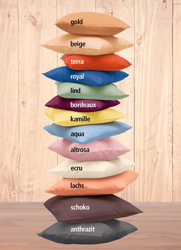 2er-Pack Kissenbez&uuml;ge aus 100% Baumwolle 