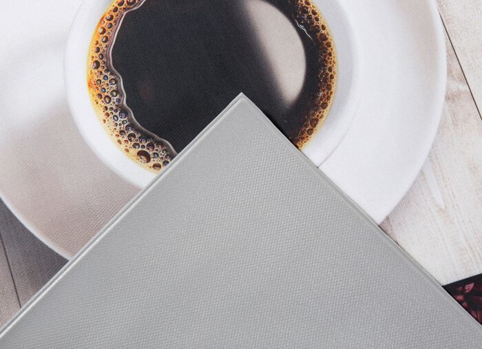 Pflegeleicher und strapazierf&auml;higer K&uuml;chenl&auml;ufer CREME-BRAUN