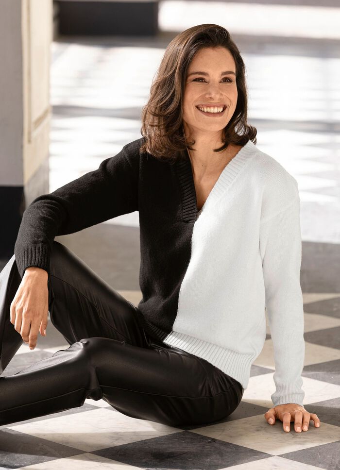 Pullover in Flauschqualit&auml;t 