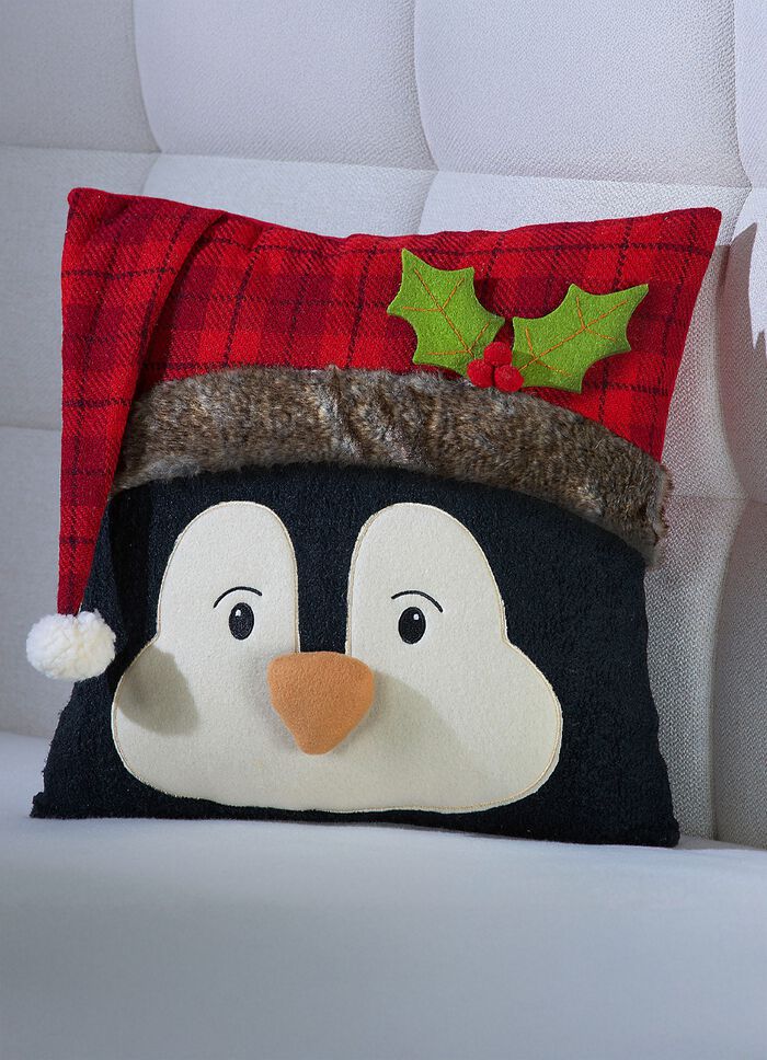 Kissenbezug Weihnachtspinguin 