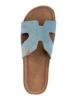 ELENA EDEN, sommerliche Damen-Pantoletten, aus Leder 