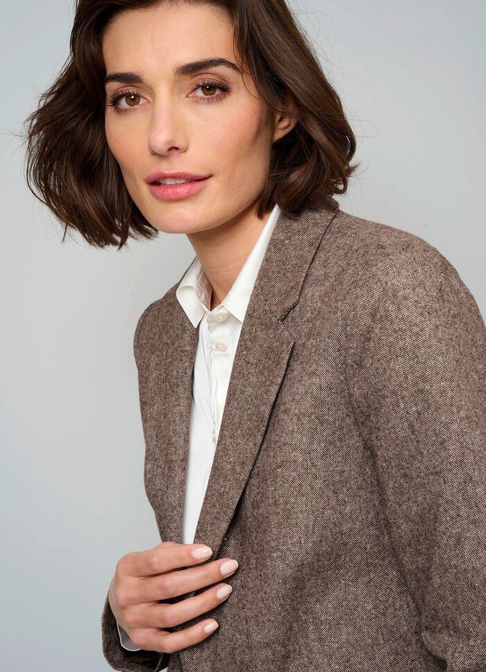 Blazer mit Pattentaschen 