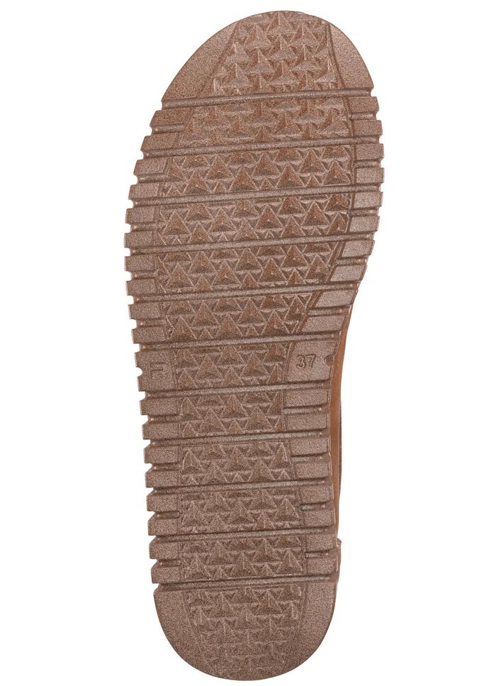 Mokassin-Schn&uuml;rschuh aus Rind-Nubukleder 