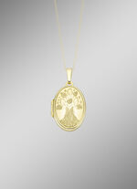 Medaillon zum Öffnen mit Lebensbaum-Motiv 