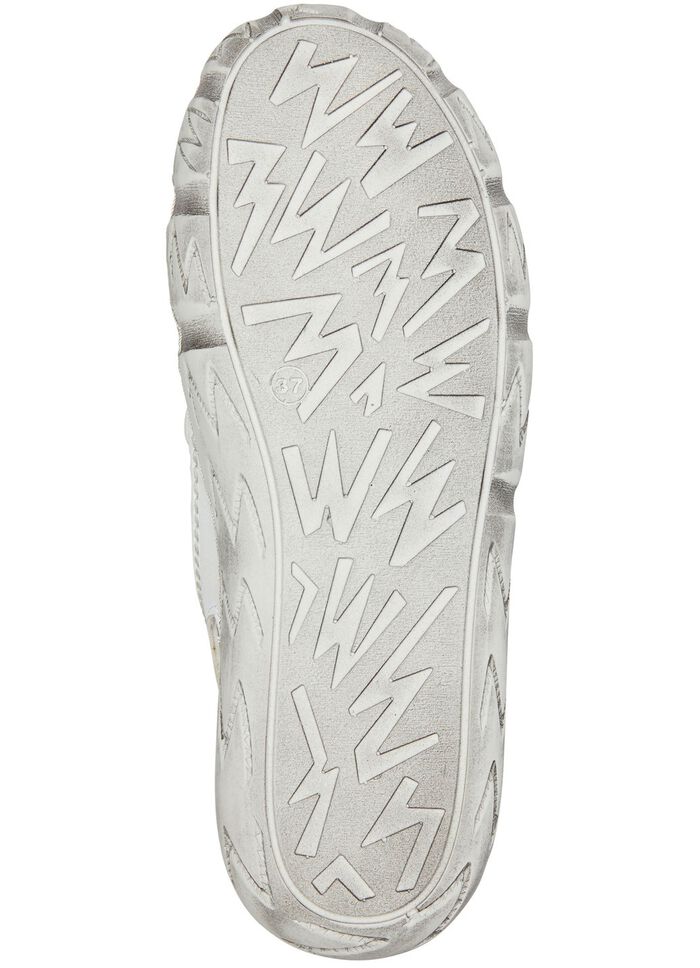 Andrea Conti Slipper aus Nappaleder WEISS-BUNT