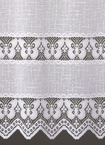 Raffvorhang-Garnitur mit Universalschienenband 