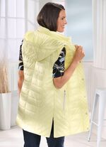 Weste mit abnehmbarer Kapuze HELLGELB