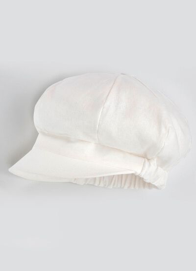 Leichte Damen-Ballonm&uuml;tze mit Elastikeinsatz 