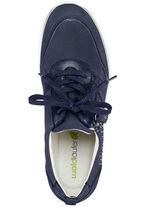 Waldläufer, bequeme Damen-Schnürschuhe, Weite H, mit herausnehmbarem Fussbett MARINE