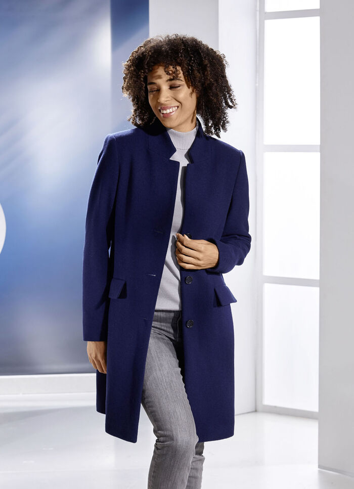 Kurzmantel mit Kaschmir 