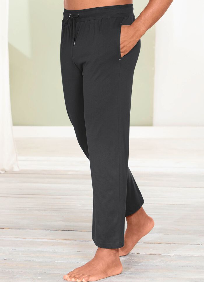 Zweierpack Pyjama- und Freizeithosen, lang, mit Durchzugsband und Seitentaschen 