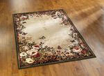 Br&uuml;cken und Teppiche mit floralen Motiven 