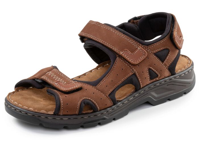 GINO GALANTE, sportliche Herren-Sandalen, mit Klettverschluss 