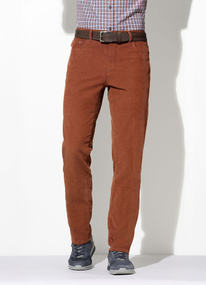 «Francesco Botti»-Cordhose in 4 Farben ROST