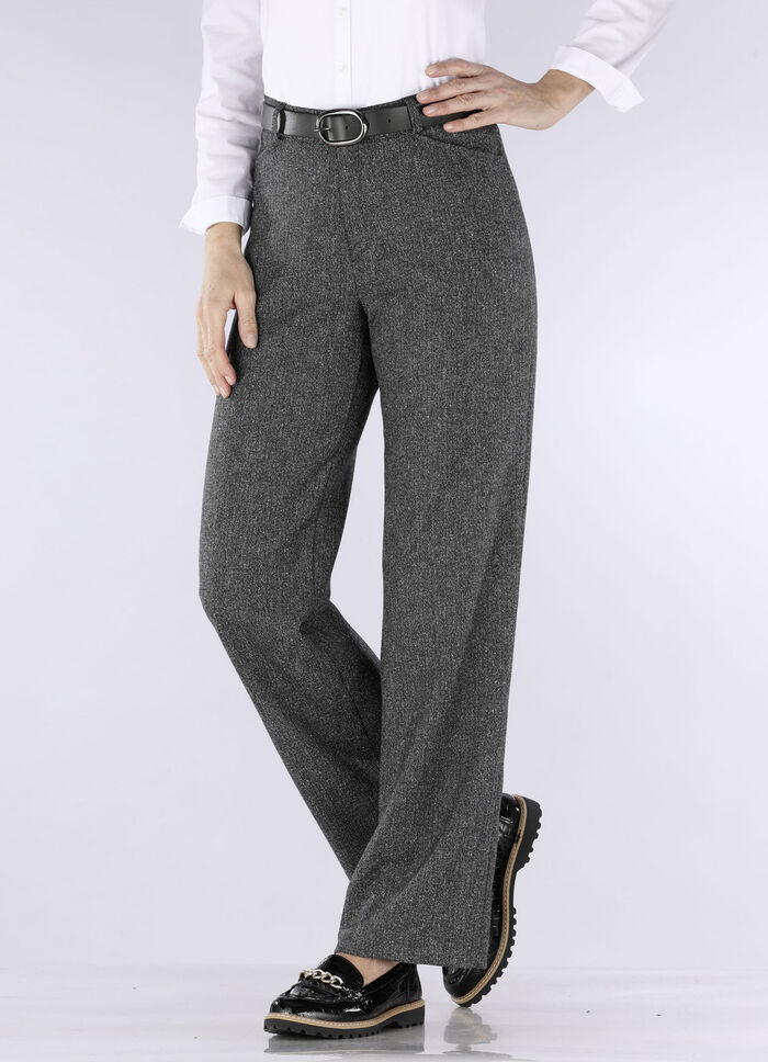 Hose in modischer Weite ANTHRAZIT MEL.