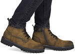 Rieker, gefütterte Herren-Boots, Winterschuhe, Weite H, mit Reissverschluss COGNAC