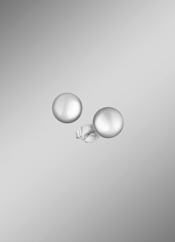 Gl&auml;nzende Kugelohrstecker 