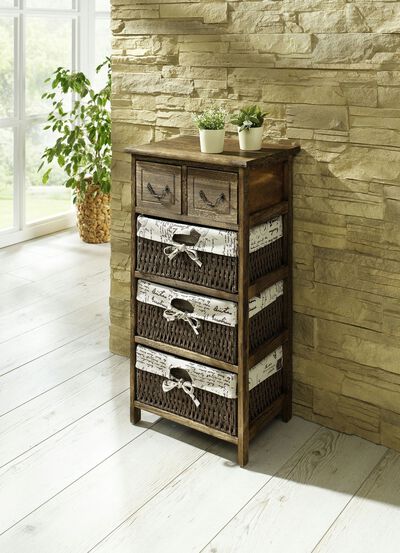 Regal mit Vintage-Oberfl&auml;che 