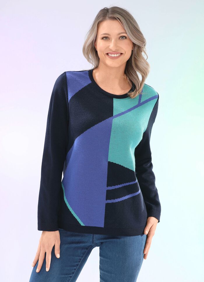 Pullover mit Jacquard-Dessin 