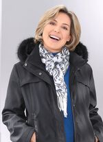 Schal mit Paisley- und Herzmotiven 