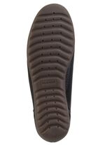 Waldl&auml;ufer, bequeme Damen-Slipper, Weite H, mit herausnehmbarem Fussbett SCHWARZ