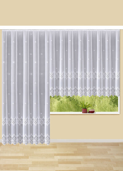 Vorhang Ornament mit Universalschienenband 