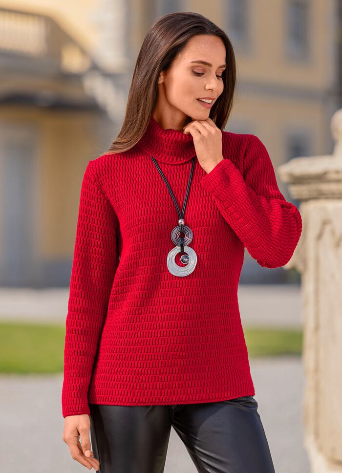 Pullover mit Struktur 