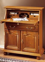Sekret&auml;r mit Echtholzfurnier 