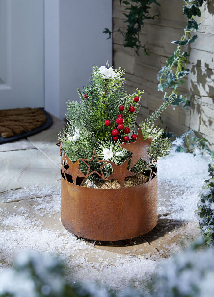 Pflanzschale aus  Metall 