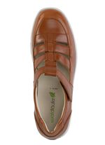 Waldl&auml;ufer Slipper aus Nappaleder COGNAC