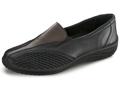 ELENA EDEN, bequeme Damen-Slipper, Weite G, mit herausnehmbarem Fussbett 