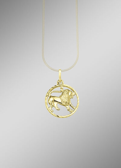 Sternzeichen-Anhänger in Silber 925/- fein 