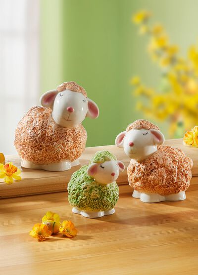 Sch&auml;fchen aus Keramik, 3er-Set 