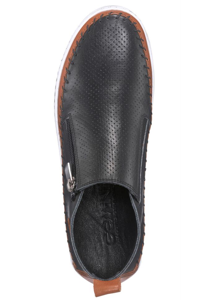 Gemini Bootie aus Rind-Nappaleder mit Zierperforation 