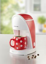 1-Tassen-Kaffeemaschine f&uuml;r den schnellen Kaffeegenuss ROT