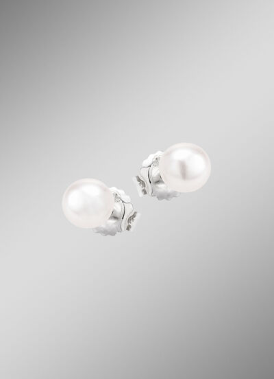 Ohrstecker mit Süsswasser-Zuchtperlen 